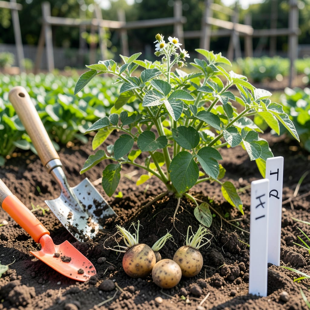 when to plant potatoes in ct example with annotations