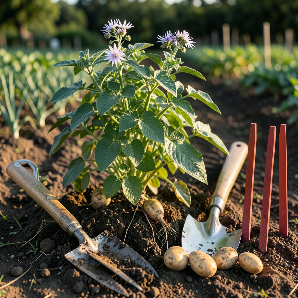 When to Plant Potatoes in Minnesota: Zone 4 5 Calendar for Heavy Yields example with annotations
