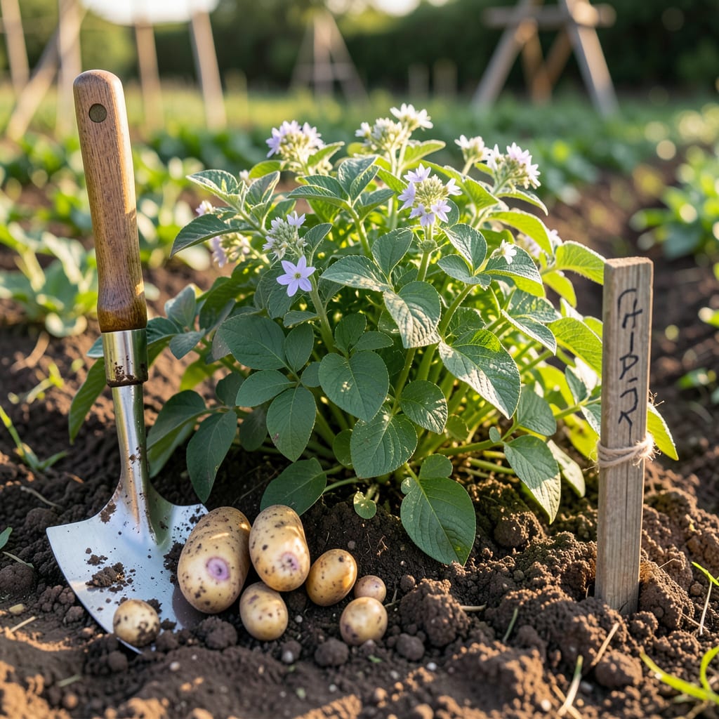 when to plant potatoes in nebraska illustration with key details