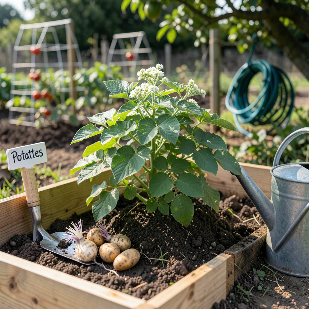When to Plant Potatoes in NJ: Zone 6 Timing for Bumper Crops illustration with key details