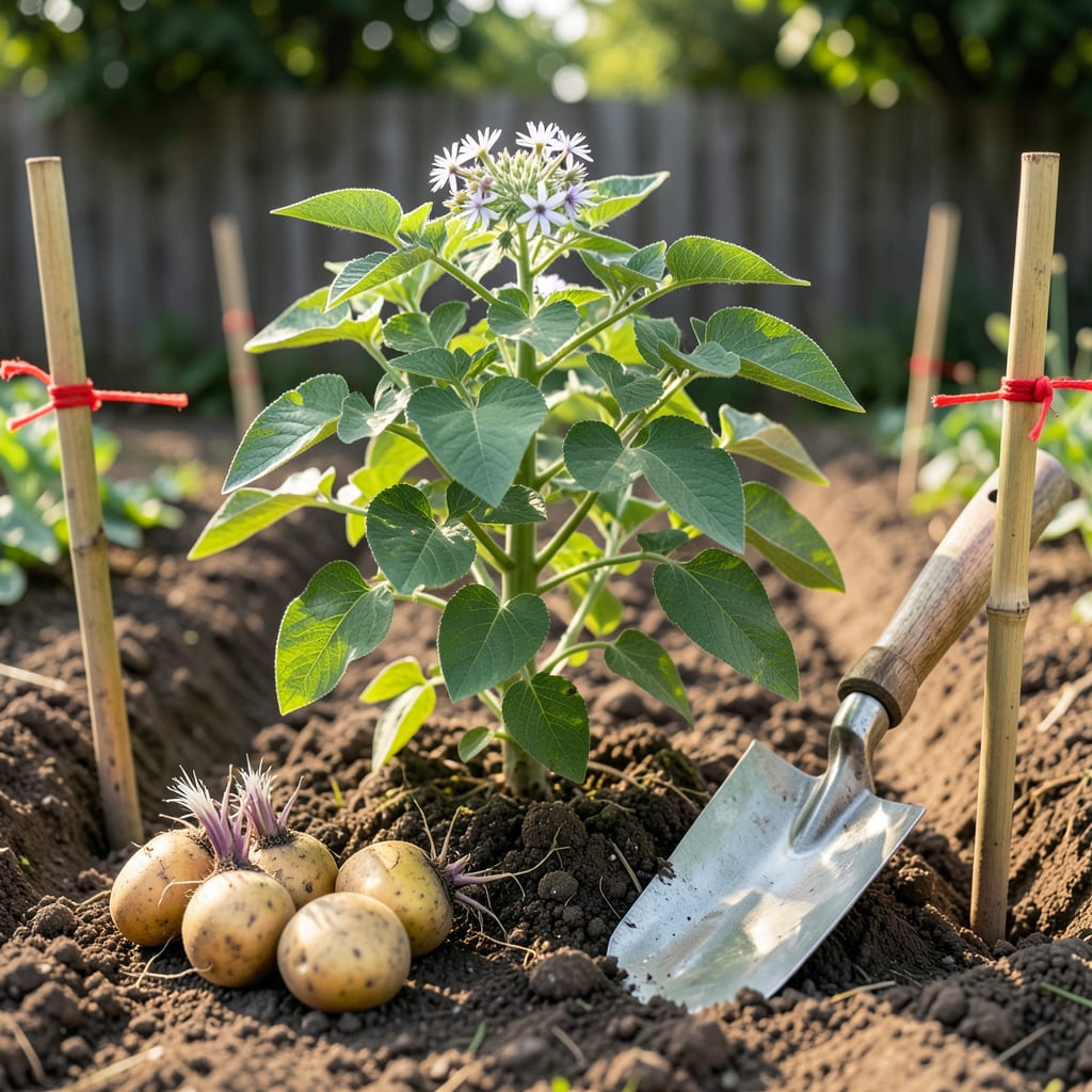 When to Plant Potatoes in Southern California: Coastal vs Inland Timing for Best Results example with annotations