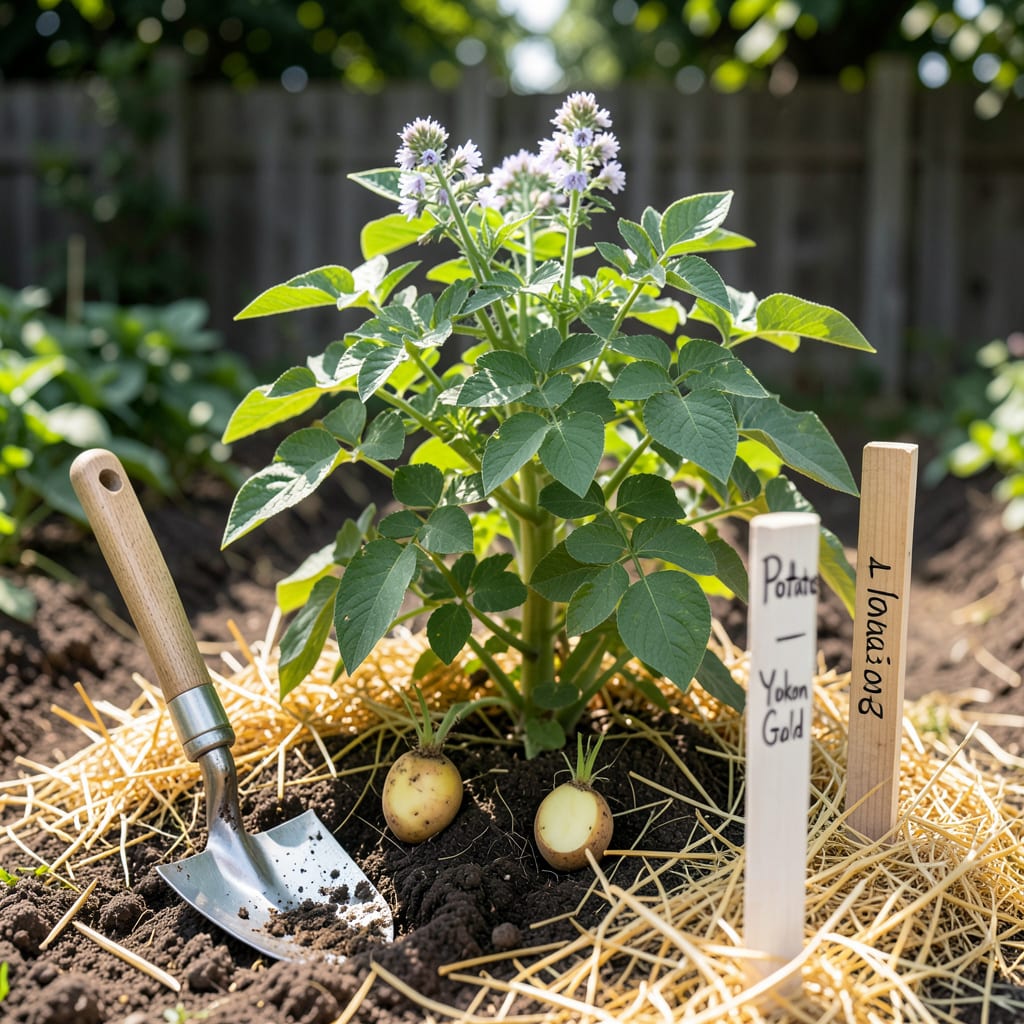 When to Plant Potatoes in Zone 6: Perfect Timing for Bigger Harvests example with annotations