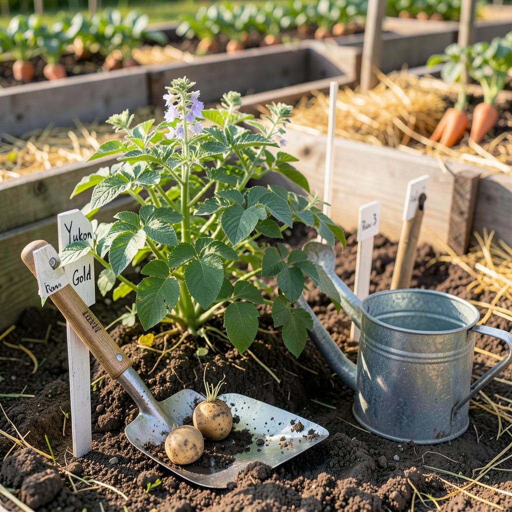 when to plant potatoes in zone 6b example with annotations