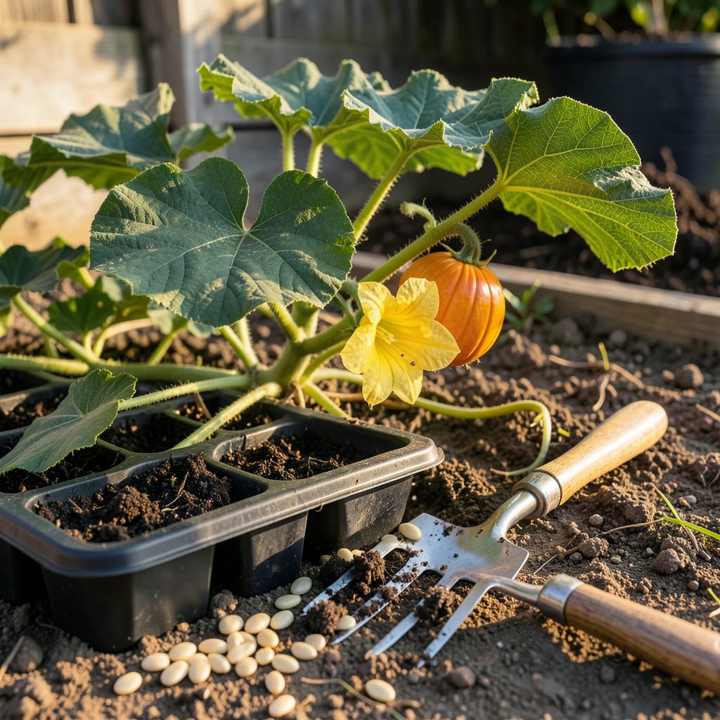 When to Plant Pumpkins in CT: Zone 6 Timing for Giant Jack O’ Lanterns illustration with key details
