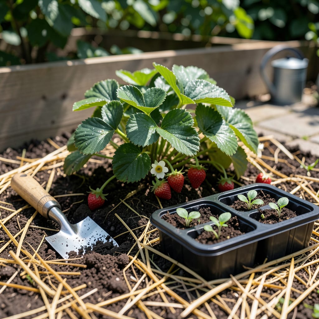 When to Plant Strawberries in Houston: Zone 9 Calendar for Sweetest Harvests illustration with key details