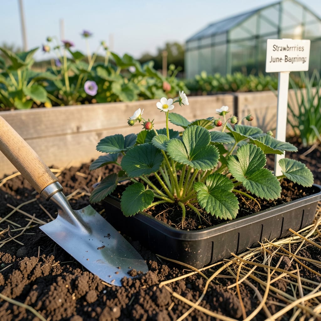 When to Plant Strawberries in Indiana: Perfect Timing for Juicy Harvests illustration with key details