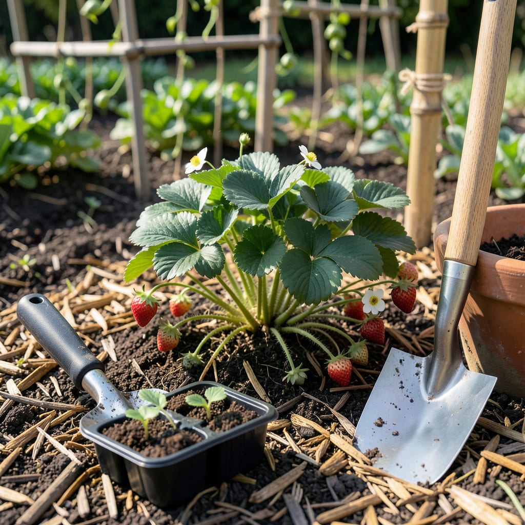 When to Plant Strawberries in Iowa: Perfect Timing for Juicy Harvests example with annotations