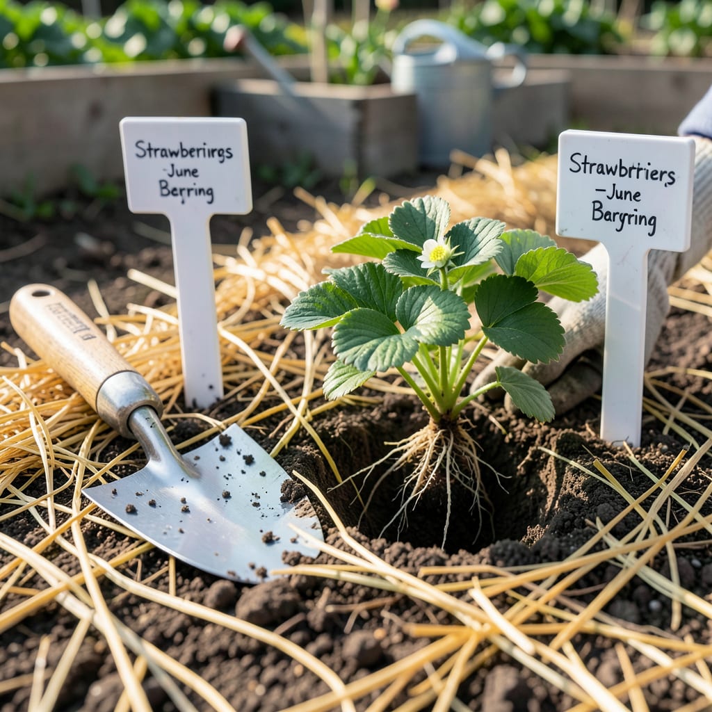 When to Plant Strawberries in Mississippi: Zone 8 Calendar for Sweetest Harvests example with annotations