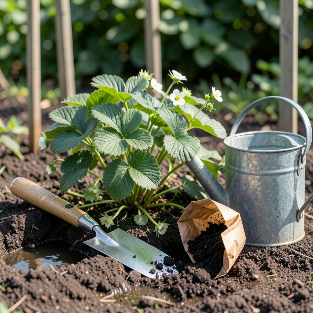 when to plant strawberries in tn illustration with key details
