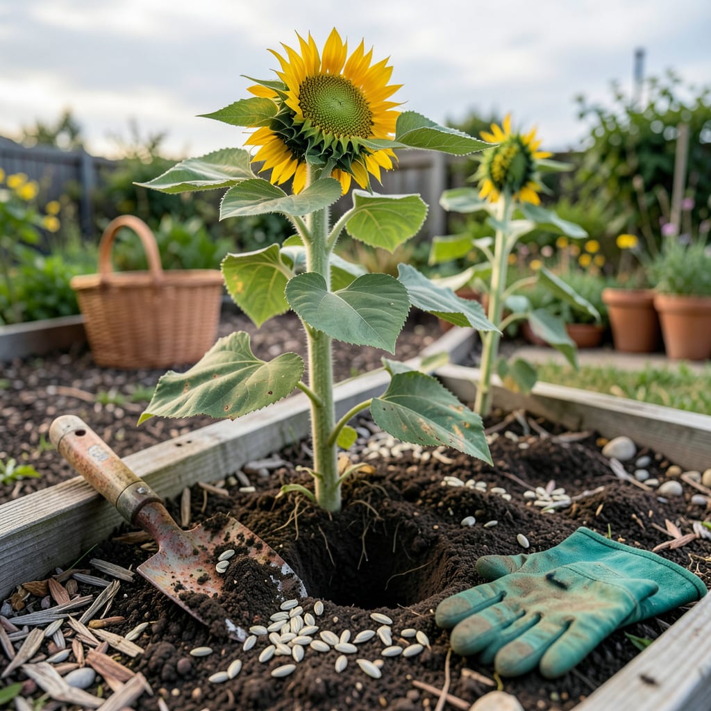 When to Plant Sunflower Seeds in Texas: Zone Specific Timing for Towering Blooms example with annotations