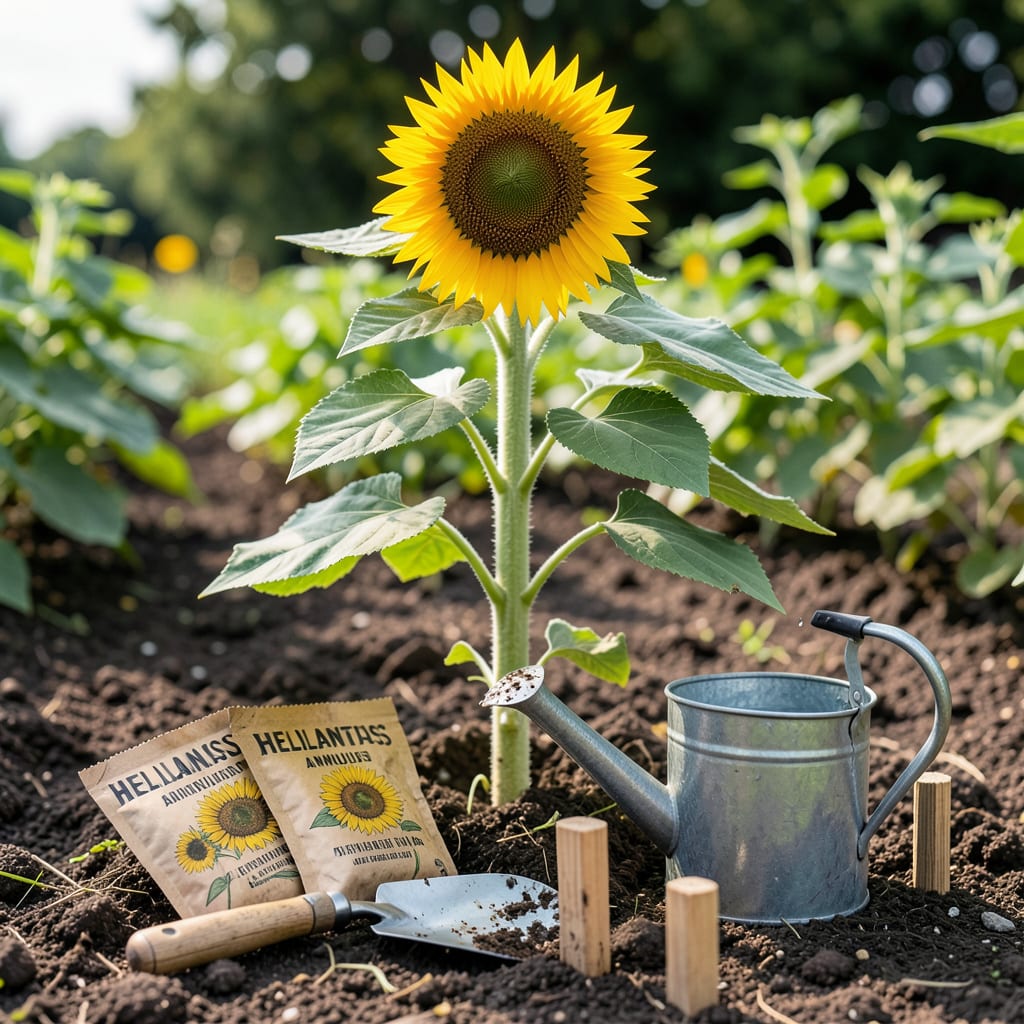 Visual representation of when to plant sunflowers in kansas