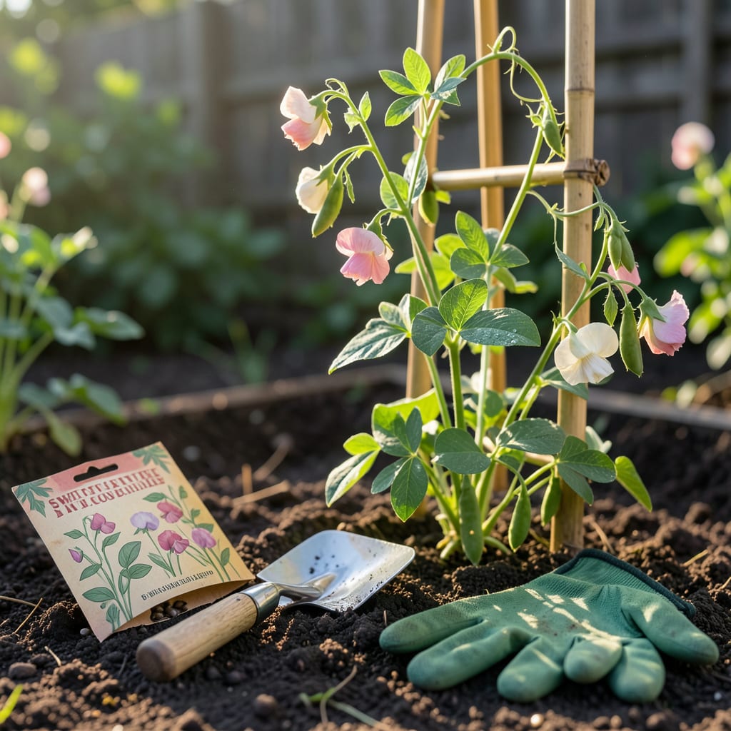When to Plant Sweet Peas in Southern California: Coastal vs Inland Timing for Boldest Blooms illustration with key details