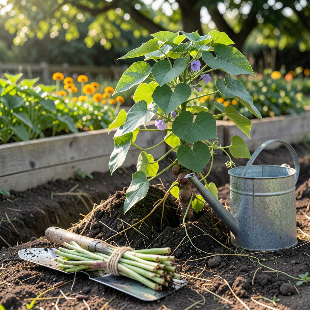 When to Plant Sweet Potatoes in SC: Perfect Timing for Big Harvests illustration with key details