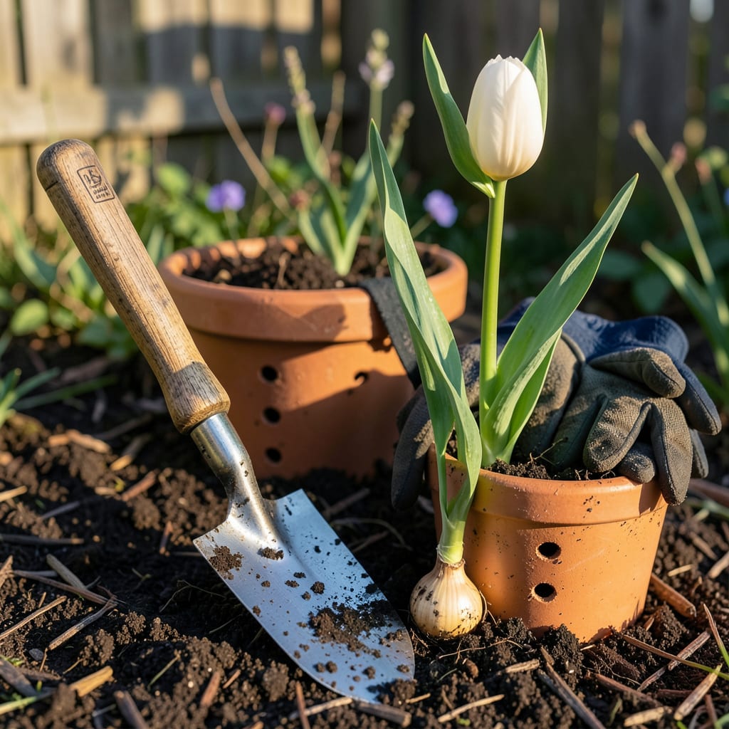 When to Plant Tulips in Georgia: Perfect Timing for Stunning Blooms example with annotations