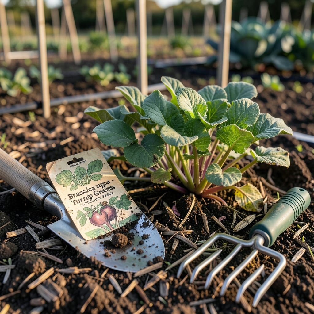 When to Plant Turnip Greens in Tennessee: Seasonal Guide for Best Harvests example with annotations
