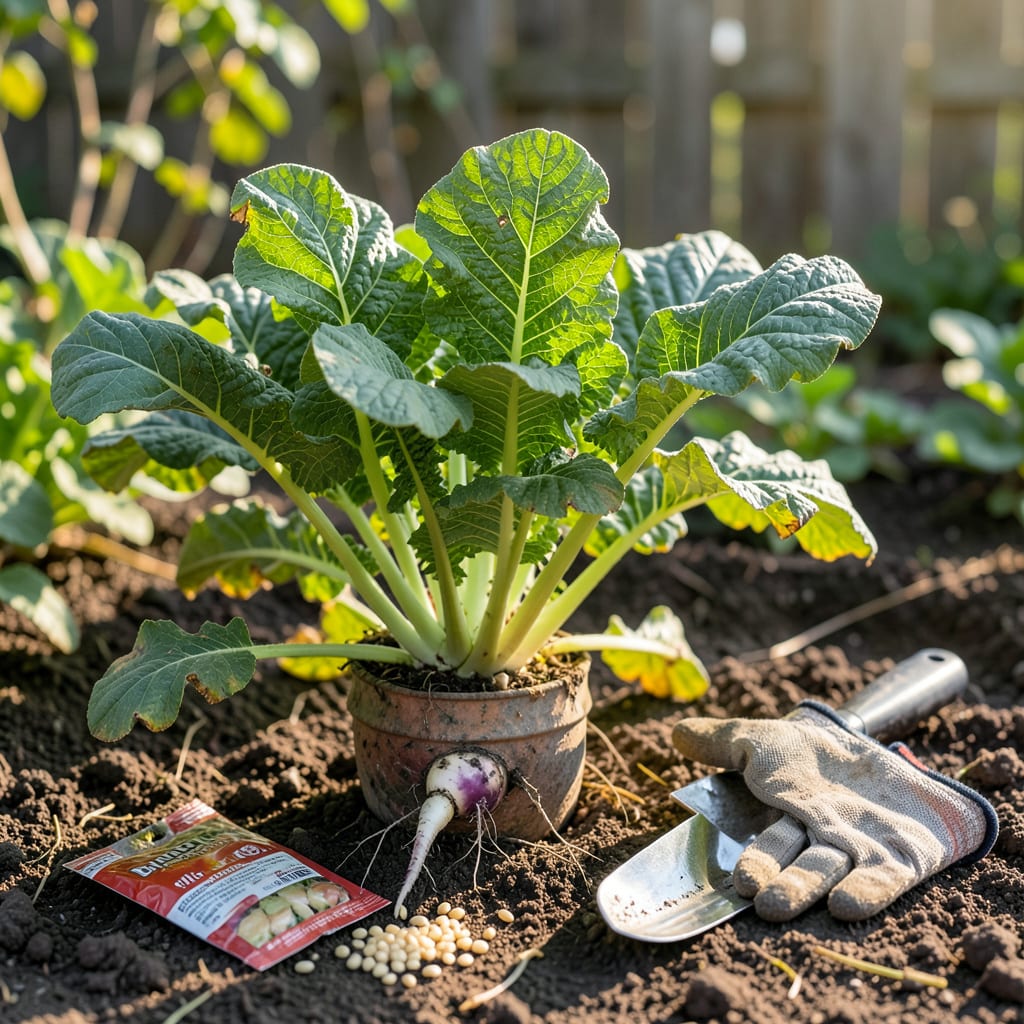 When to Plant Turnip Greens in the South: Seasonal Guide for Best Harvests example with annotations