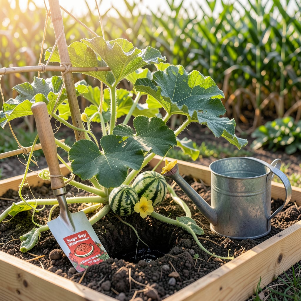 when to plant watermelon in virginia illustration with key details