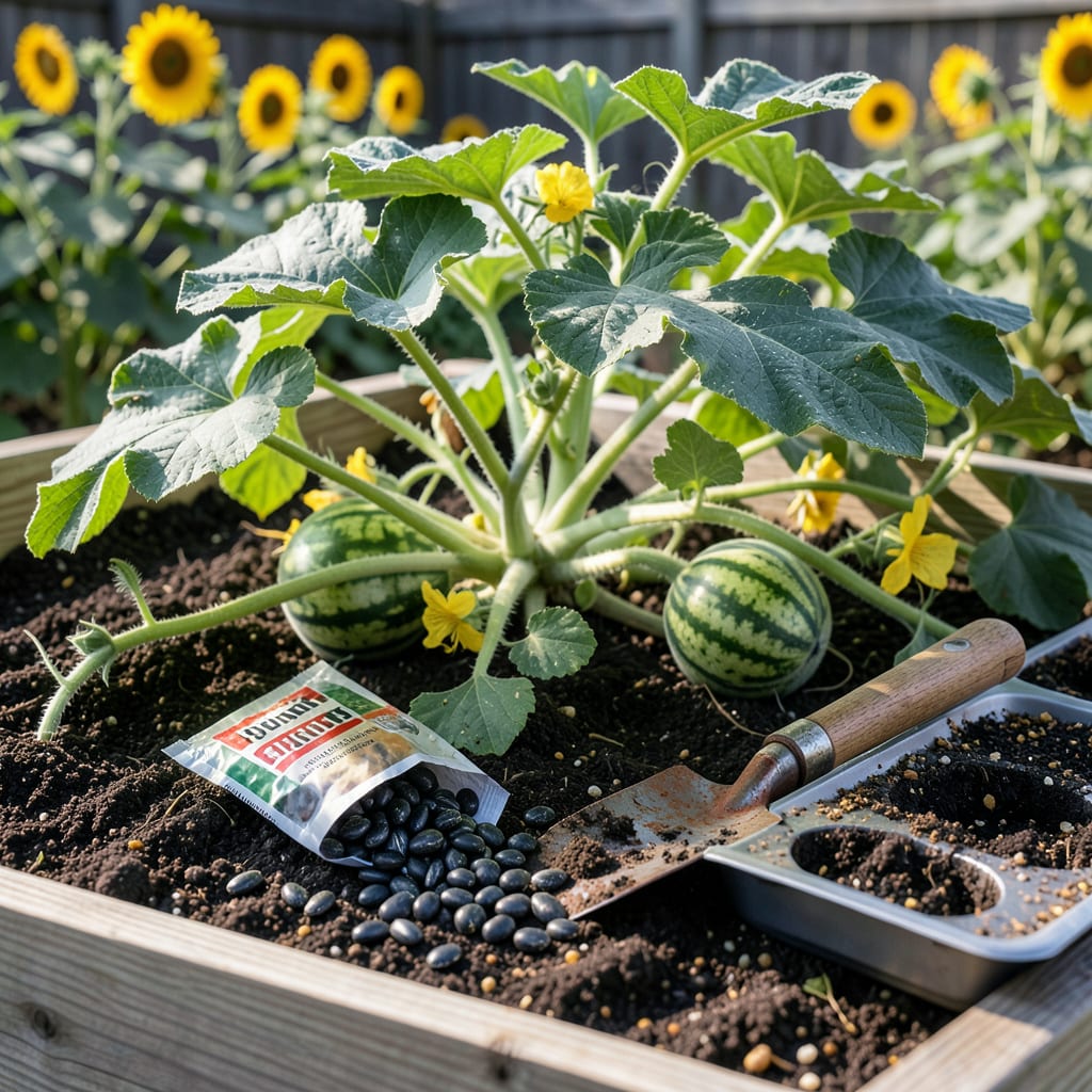 when to plant watermelon seeds in texas example with annotations