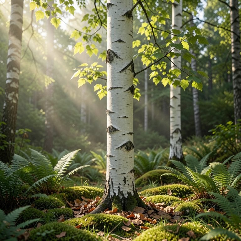 White Bark Himalayan Birch: Striking Peeling Beauty for Landscapes