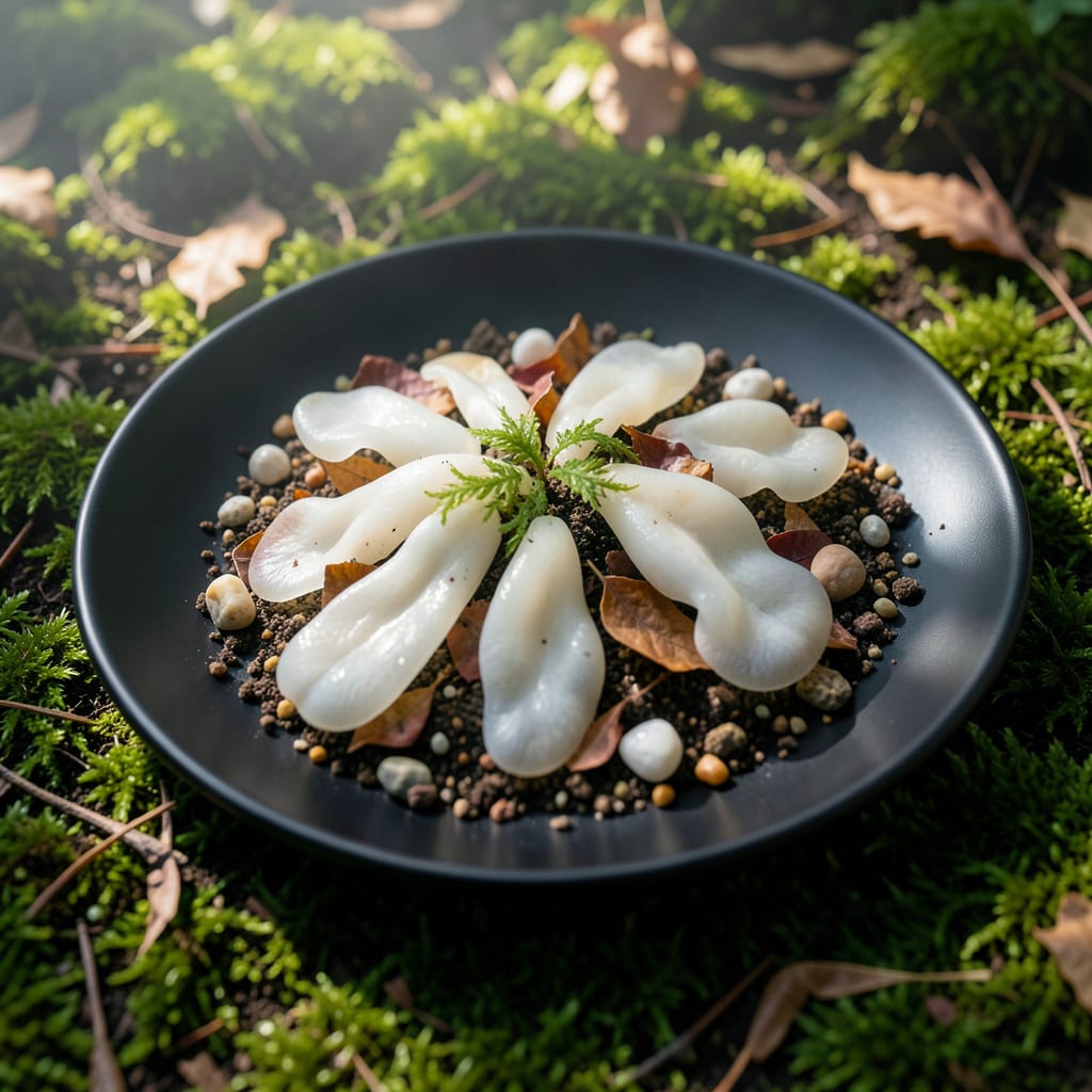 White Fungus On Ground: Early Detection And Organic Removal example with annotations