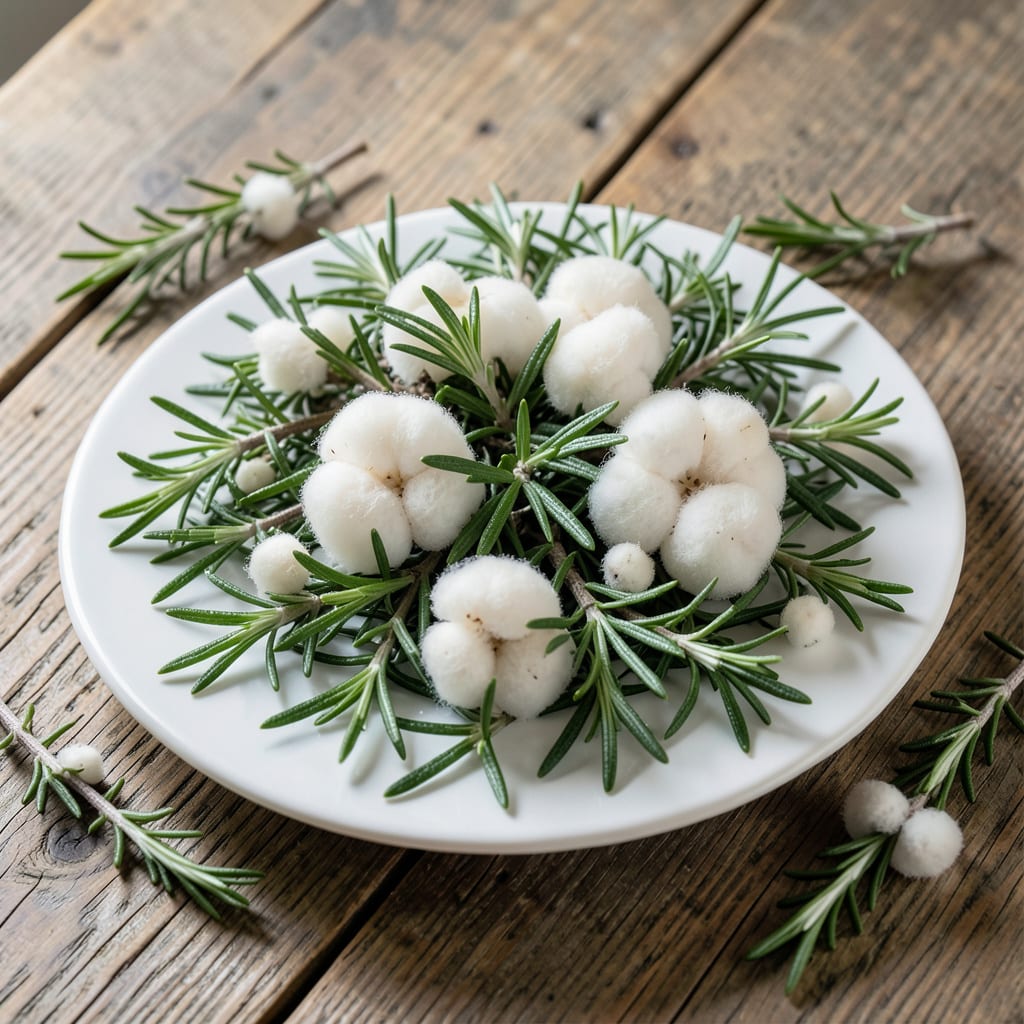 Visual representation of White Fungus On Rosemary Plant: Early Detection And Organic Removal Methods