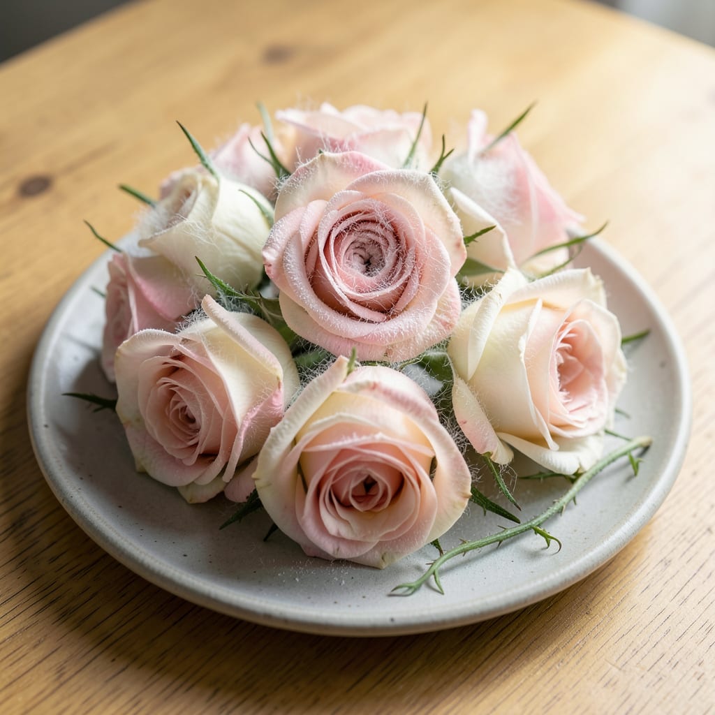 Complete White Fuzz On Roses: Identification and Organic Removal Methods overview image