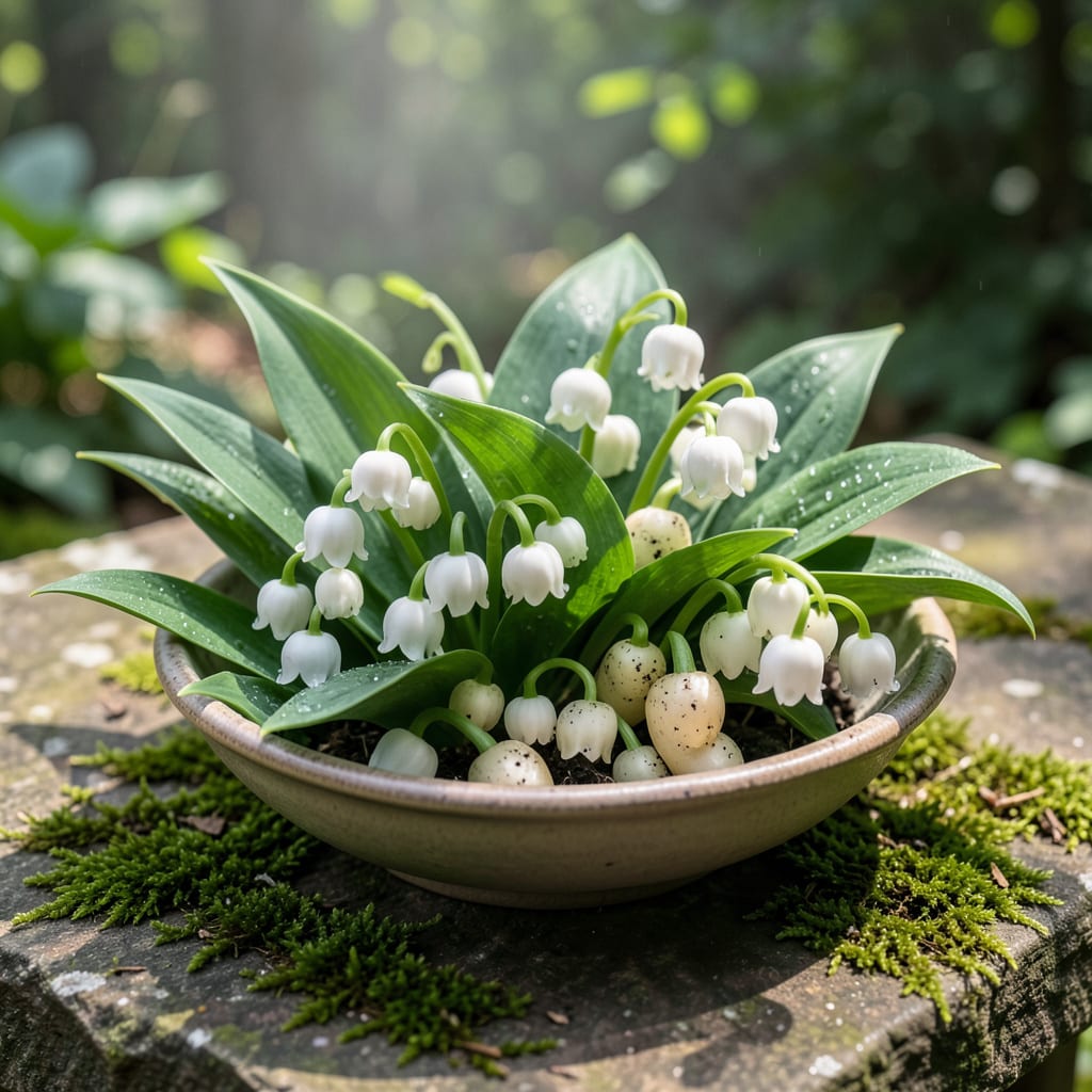 white lily of the valley detailed visual guide