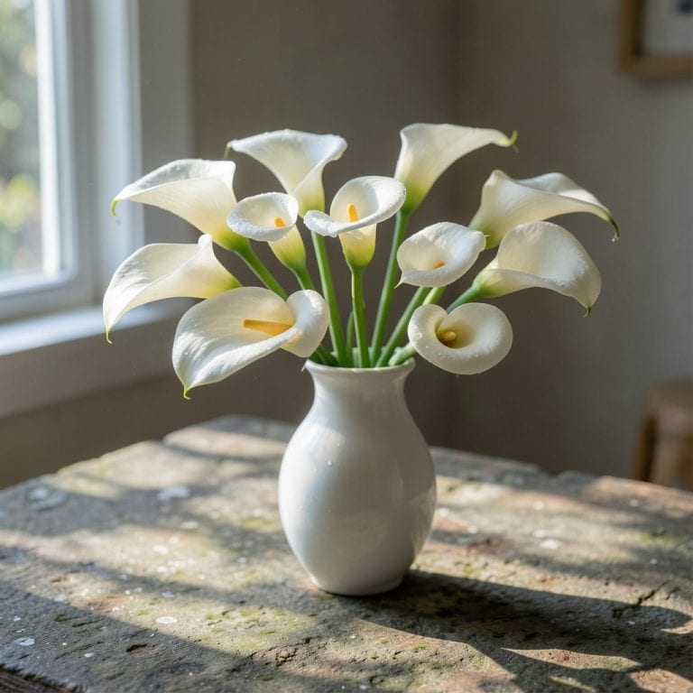 White Mini Calla Lilies: Elegant Blooms for Shaded Garden Spaces White Mini Calla Lilies: Elegant Blooms for Shaded Garden Spaces