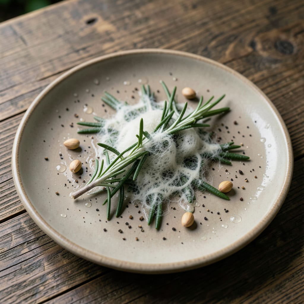 White Mold on Rosemary: Natural Prevention and Safe Removal Tips example with annotations