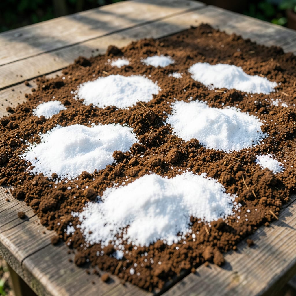 Complete White Patches on Soil: Fungal Growth Identification and Removal overview image