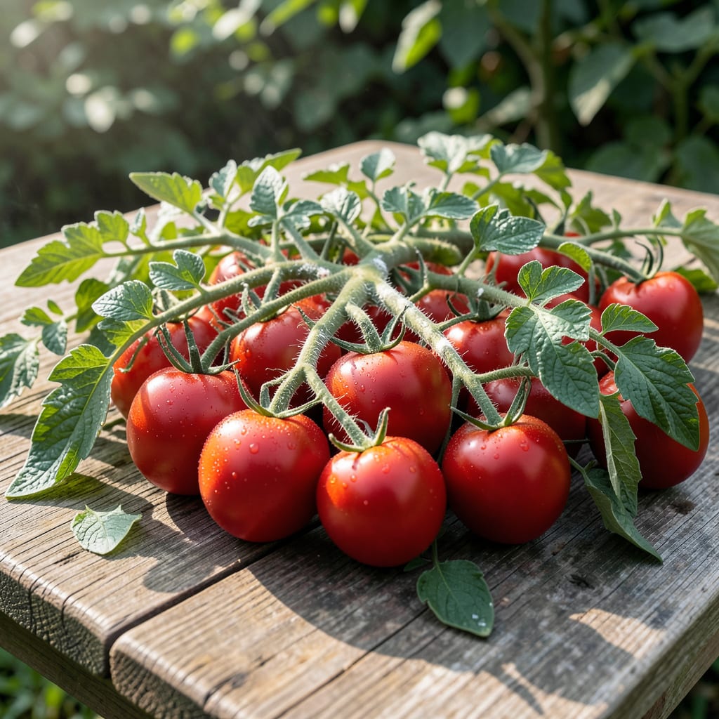 Visual representation of White Patches On Tomato Stems: Early Warning Signs And Natural Fixes