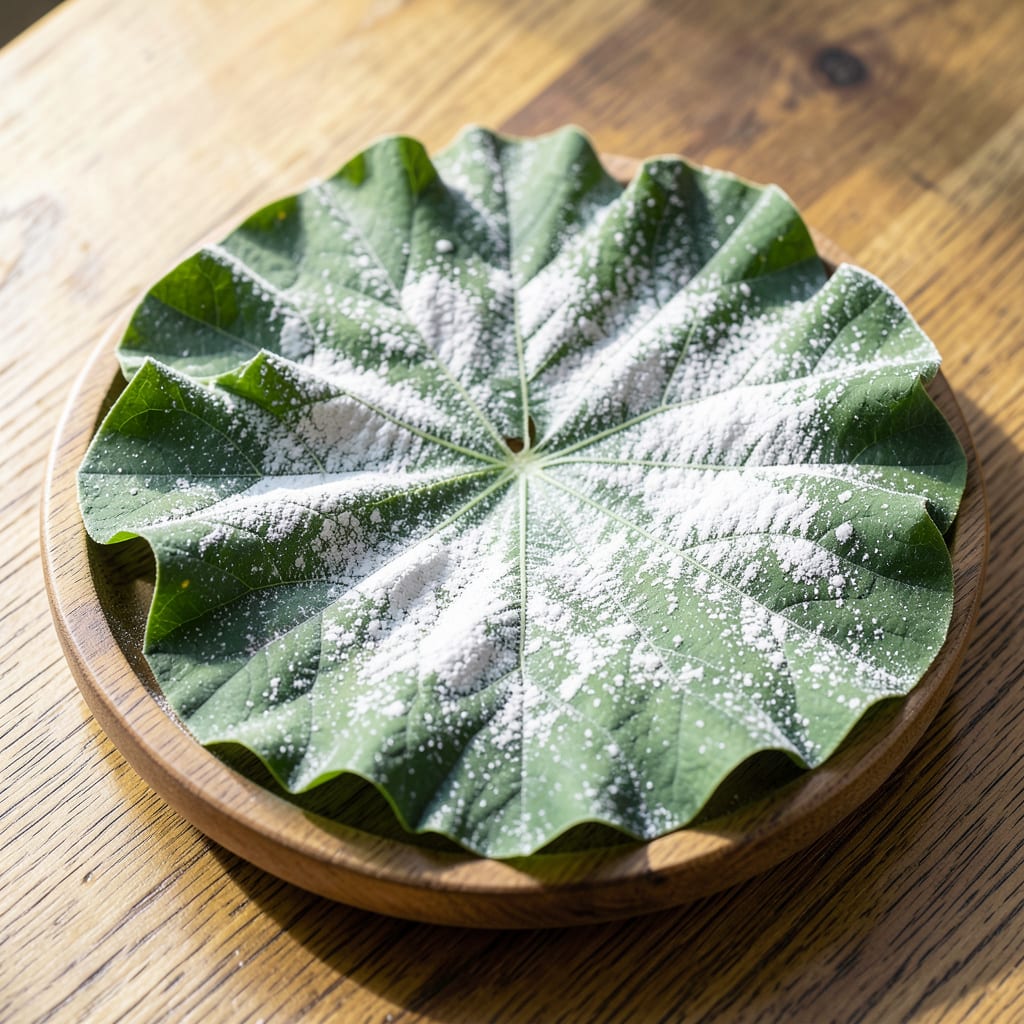 White Powder on Pumpkin Leaves: Early Detection and Plant Rescue Tactics illustration with key details