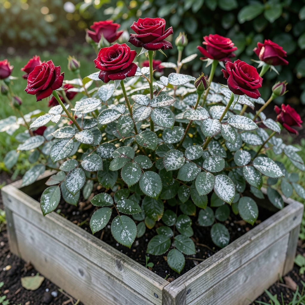 White Powder on Rose Bush: Identification and Treatment for Healthy Plants detailed visual guide