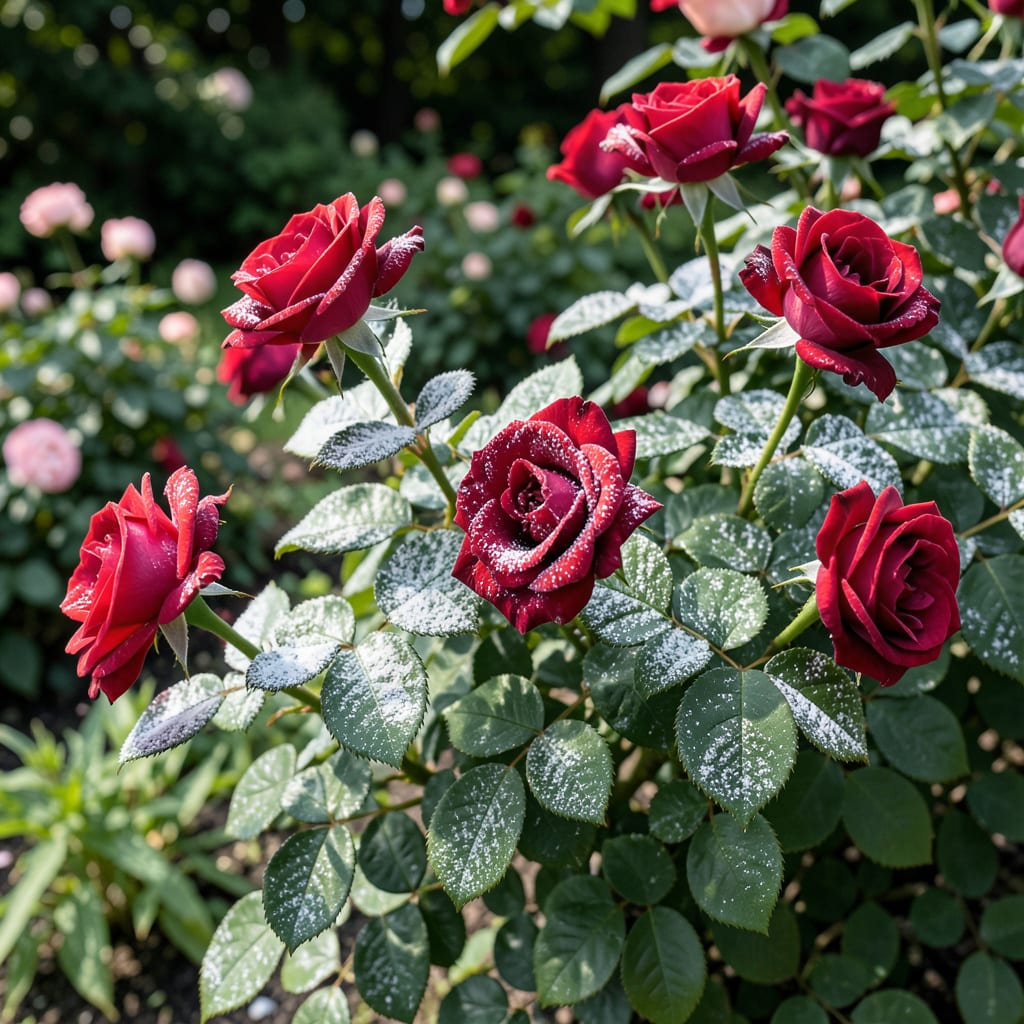 Complete White Powder On Rose Bush Leaves: Fungal Disease Identification and Organic Fixes overview image