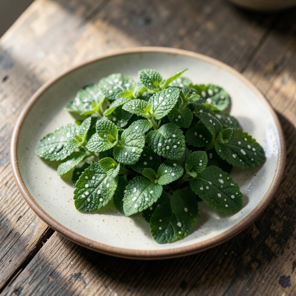 Visual representation of White Spots on Catnip Leaves: Causes and Natural Remedies