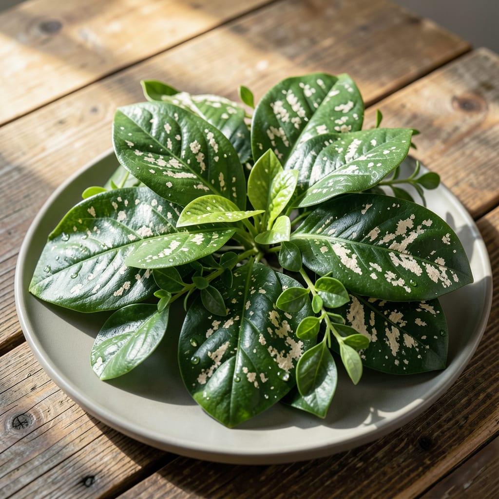 White Spots On Leaves: Early Detection and Organic Solutions example with annotations