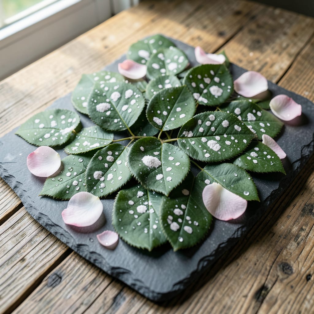 Comprehensive white spots on rose leaves uk visual reference