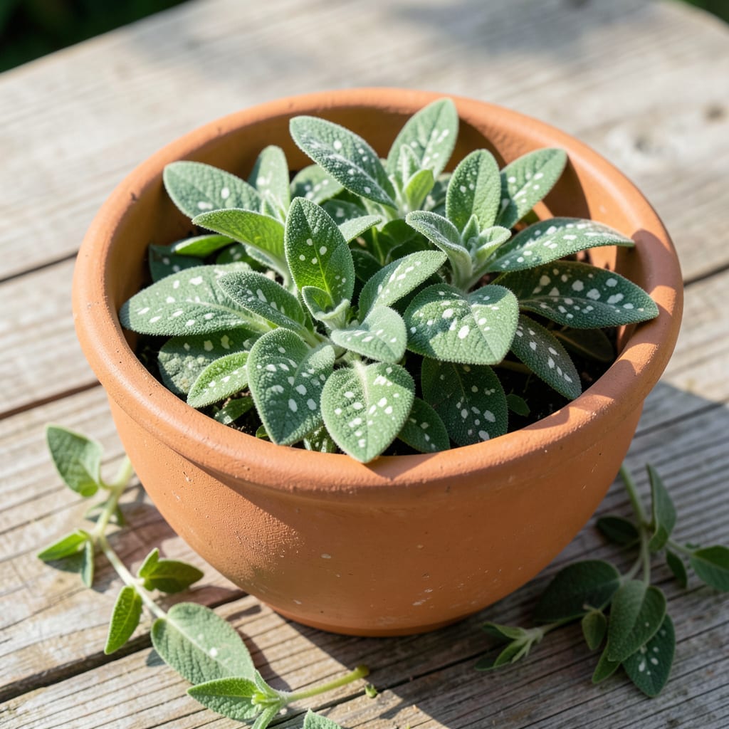 Comprehensive White Spots on Sage Leaves: Powdery Mildew and How to Fight It visual reference