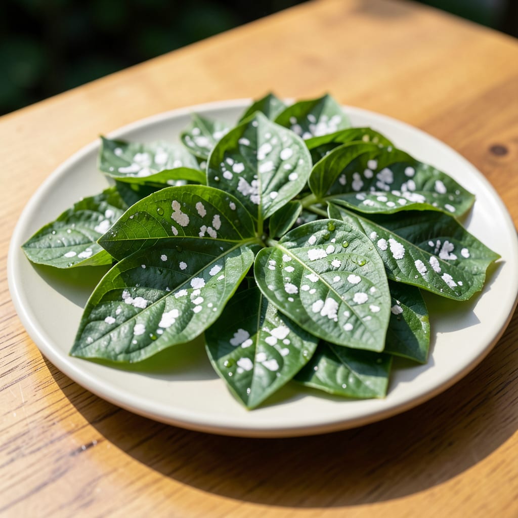 Comprehensive White Spots on Tulsi Leaves: Organic Treatment and Prevention Methods visual reference