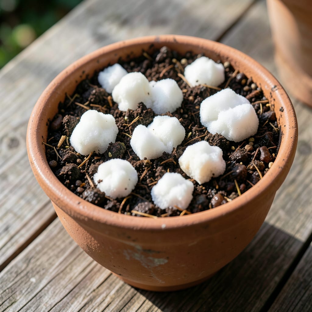 Comprehensive white stuff in potting soil visual reference