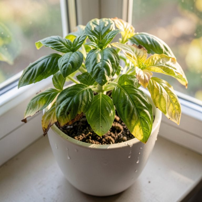 Why Is My Basil Yellow: Common Causes and Plant Revival Tips Why Is My Basil Yellow: Common Causes and Plant Revival Tips