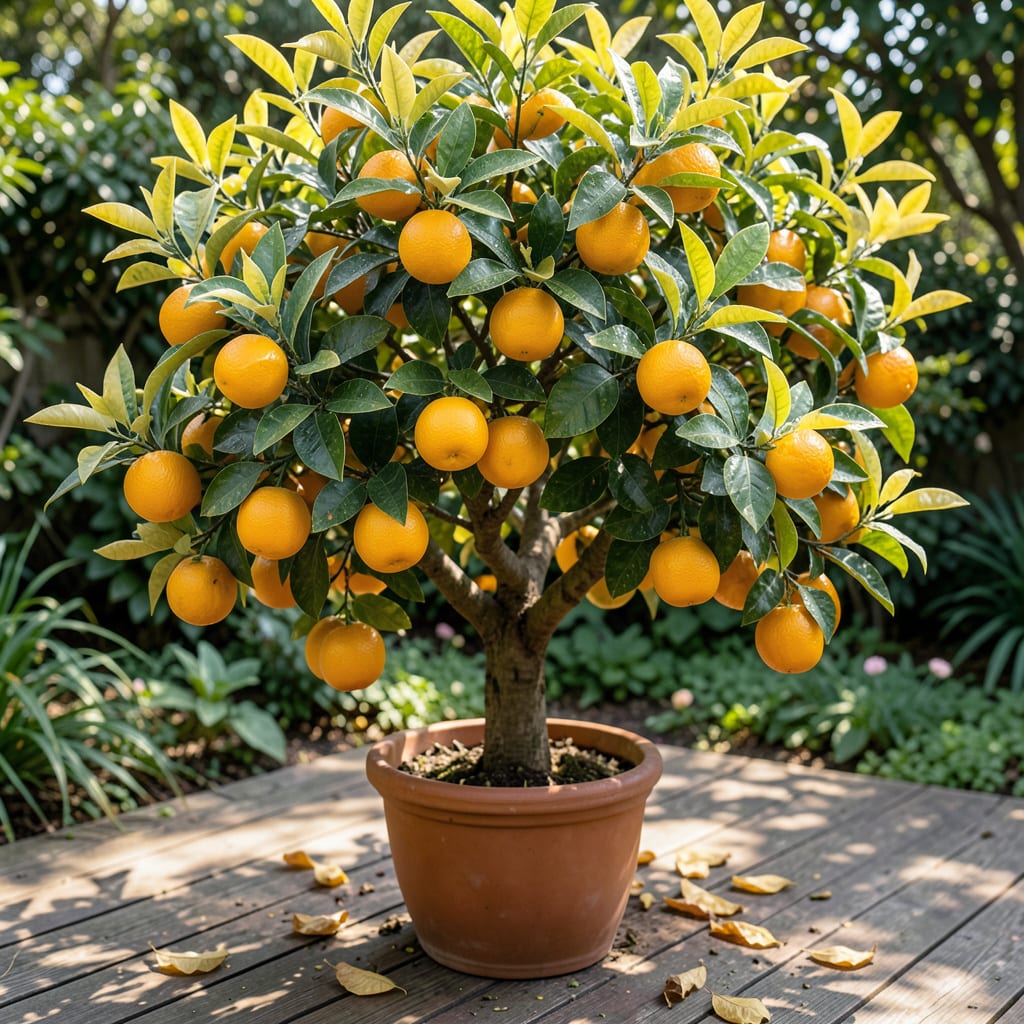 Why Is My Orange Tree Leaves Turning Yellow: Nutrient Deficiency Or Watering Issues illustration with key details
