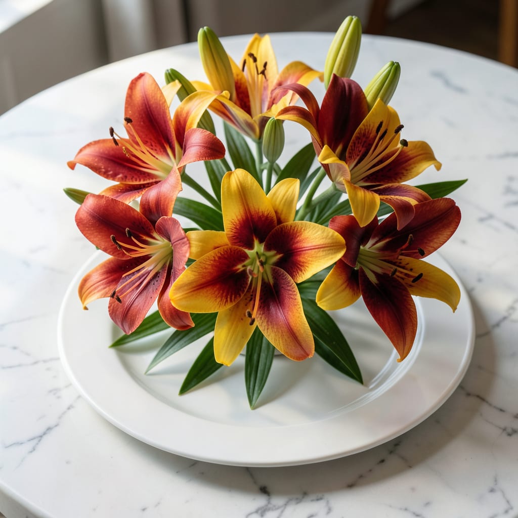 Yellow And Red Asiatic Lily: Vibrant Blooms for Garden Impact detailed visual guide