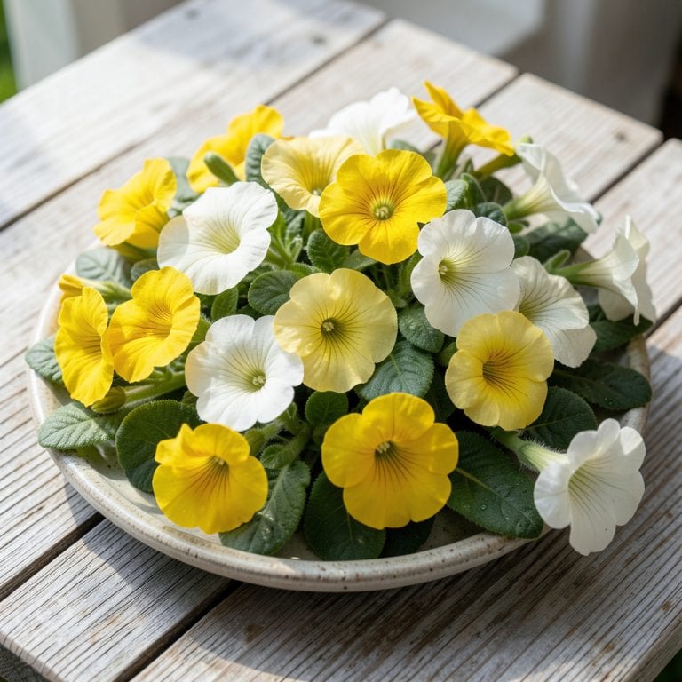 Yellow and White Petunias: Vibrant Bicolor Blooms for Garden Beds Yellow and White Petunias: Vibrant Bicolor Blooms for Garden Beds