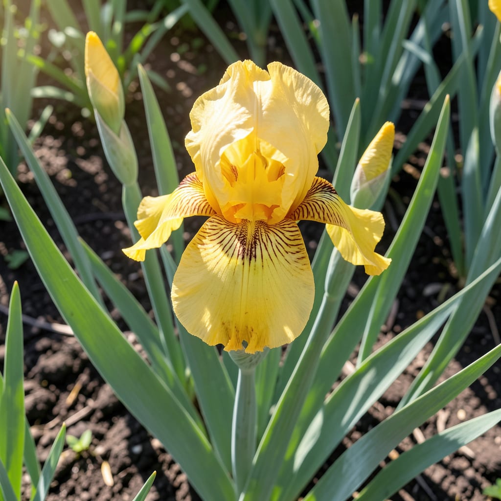 Comprehensive Yellow Bearded Iris Flower: Bold Color and Elegance for Your Garden visual reference