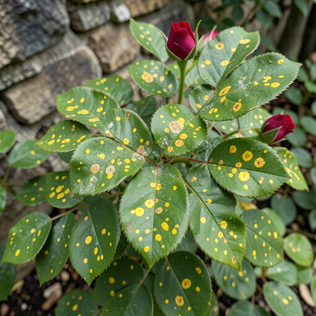 Visual representation of Yellow Spots On Rose Bush Leaves: Early Signs And Fast Organic Fixes