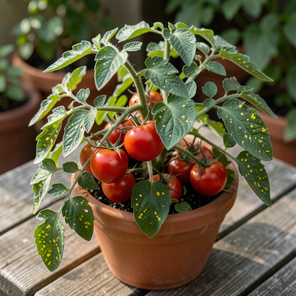 Yellow Spots on Tomato Leaves: Early Warning Signs and Fixes illustration with key details