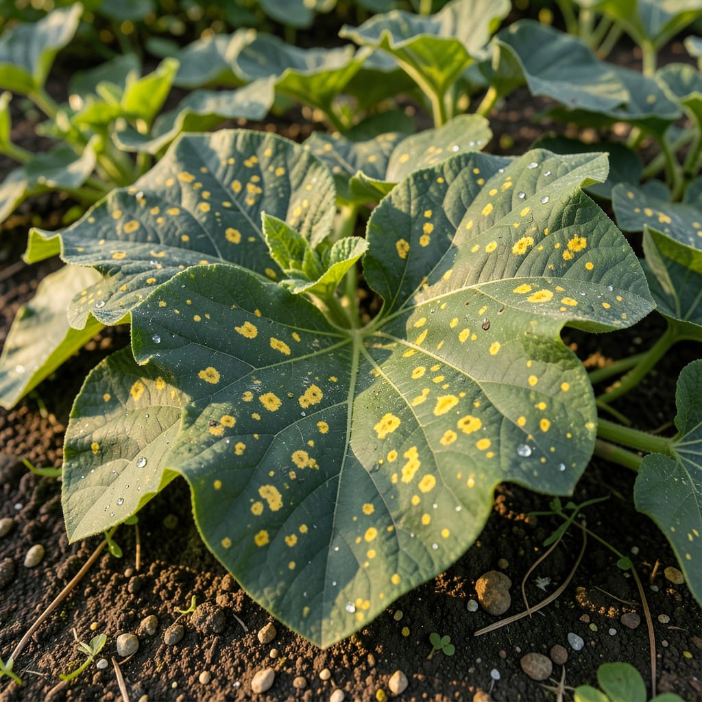 Comprehensive Yellow Spots on Zucchini Leaves: Diagnosis and Immediate Action Plan visual reference