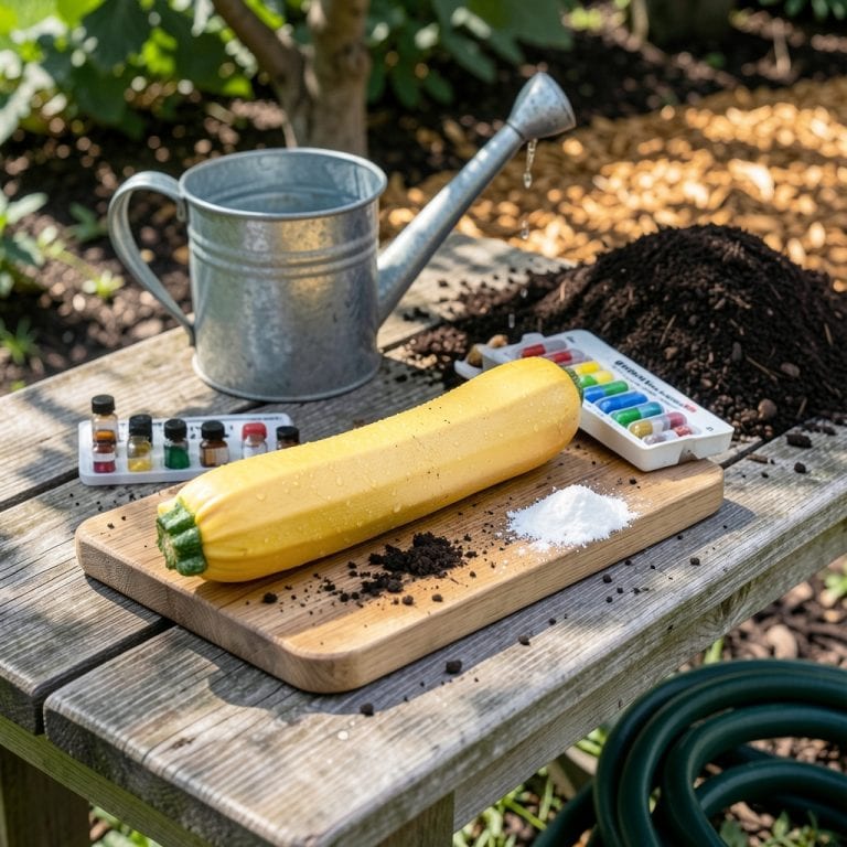 Yellow Zucchini With Bumps: Natural Variation or Calcium Deficiency