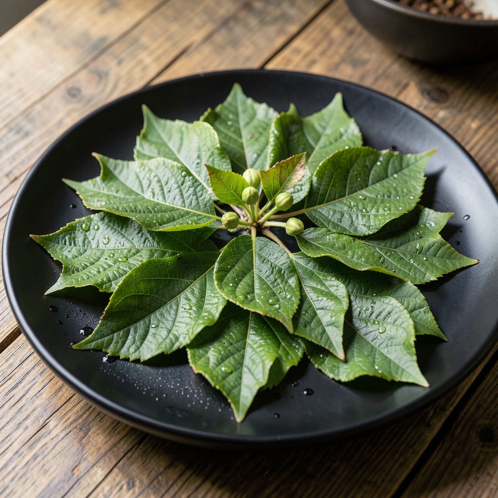 Comprehensive young black walnut leaves visual reference